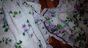 detail of sheet & sham