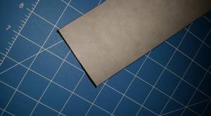 Note the ribbon is slightly larger than the bonding material.