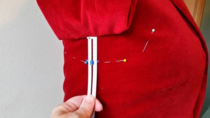 measuring pin line to transfer to other sleeve