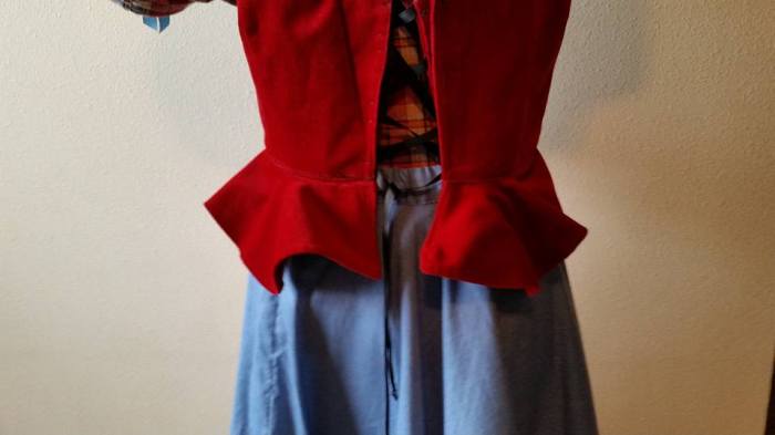 peplum is a bit uneven