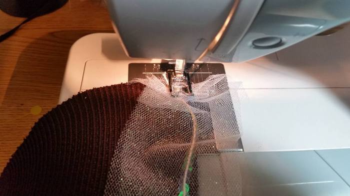 start first, before squish ruffling