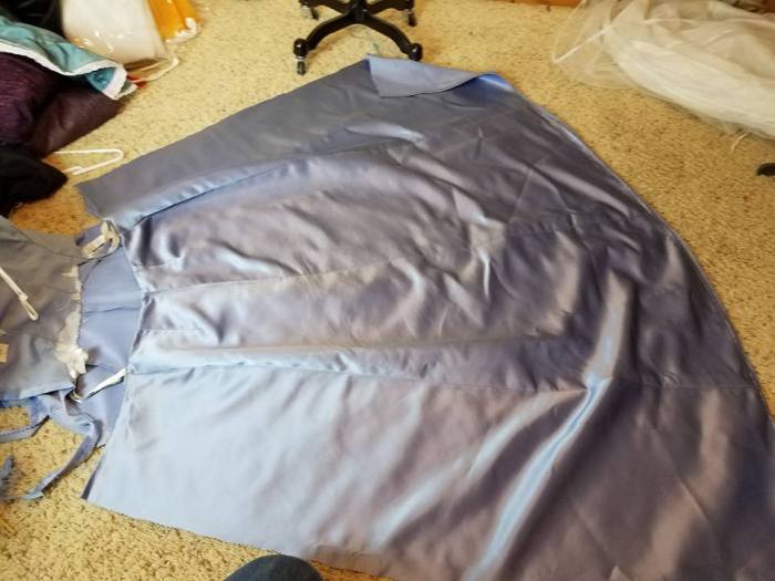 skirt #1 as the "pattern" for skirt #2