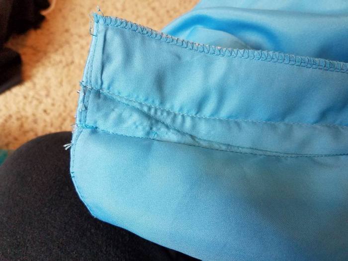 extra fabric in the top!