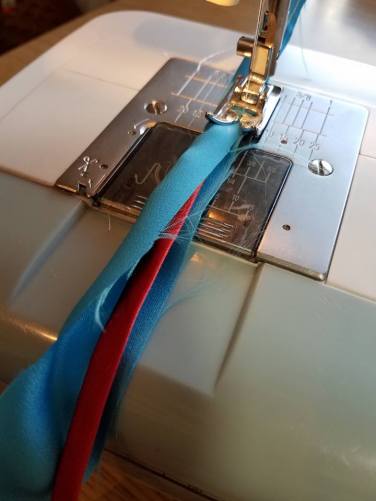 careful not to catch the red string