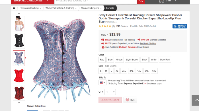 corset top
