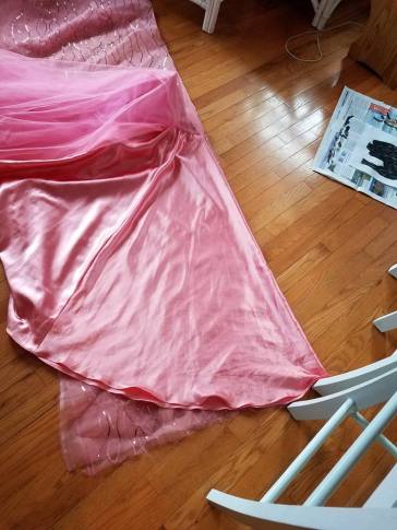 using the skirt as a patttern