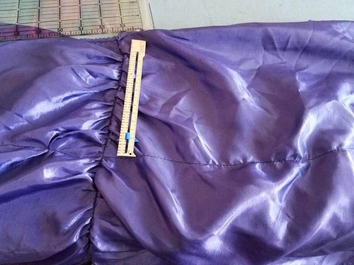 measuring down for fold--I was WAY off!