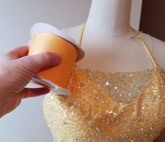 matching 3" grograin ribbon