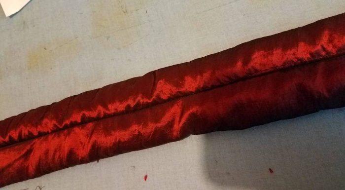 back of shoulder drape