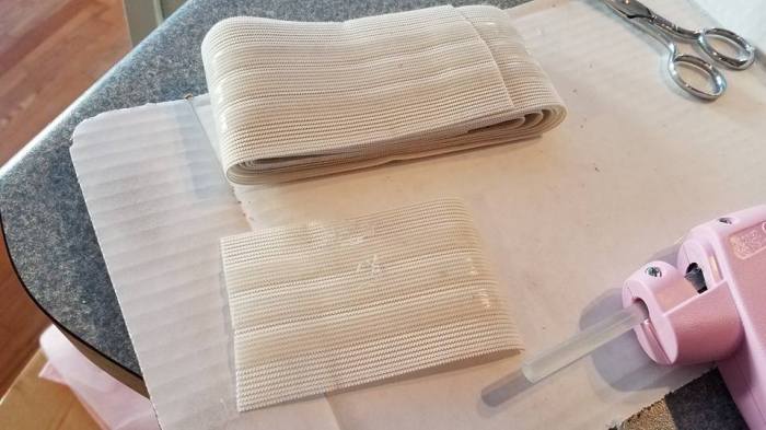 silicon backed elastic