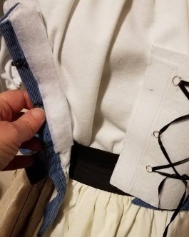 velcro closes the vest