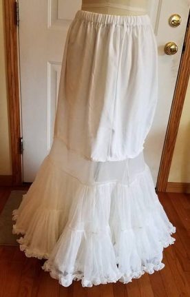 square dance petticoat with topper aka the "mermaid petticoat"