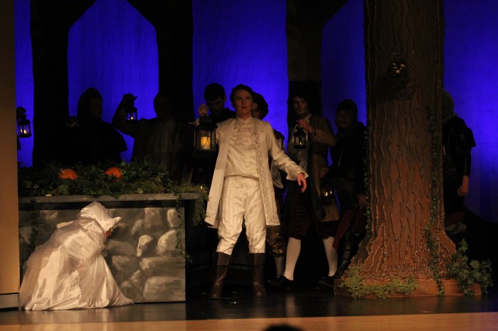 hiding, before the cape is sucked into the wall