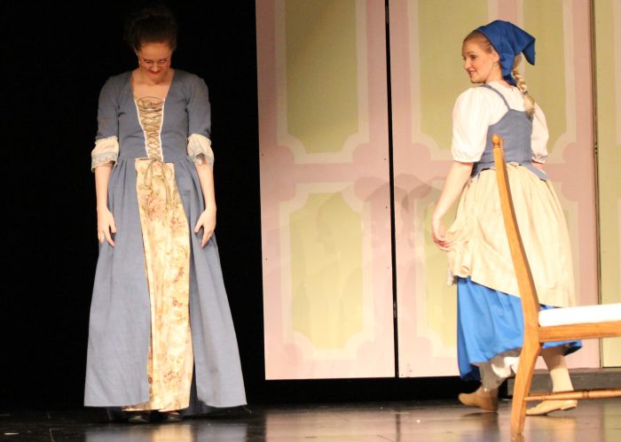 Gabrielle  and Ella with matching fabric