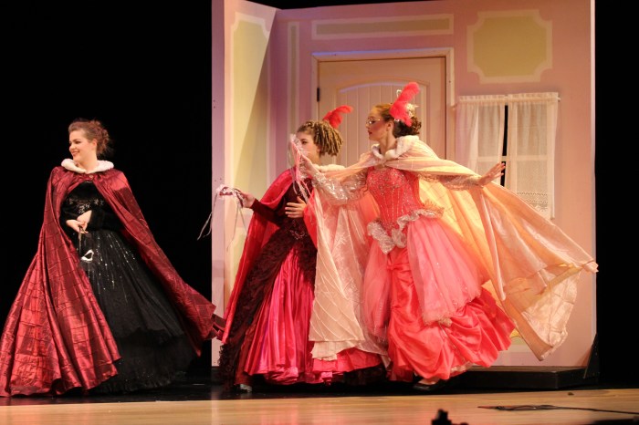 flowing and voluminous capes