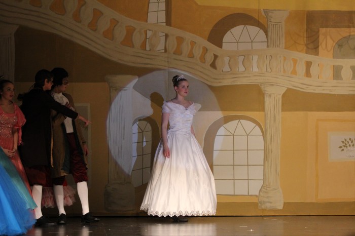 arriving at the ball