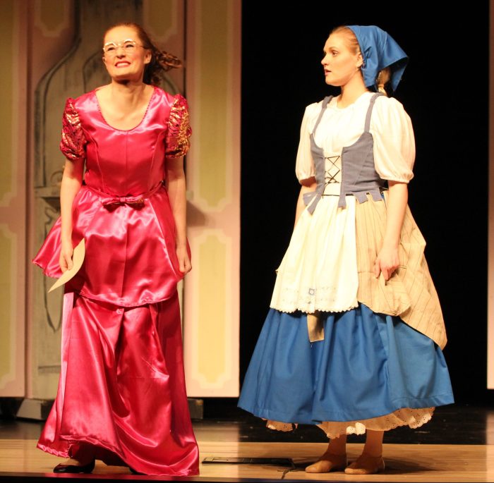 Gabrielle and Ella pre-banquet, Cinderella