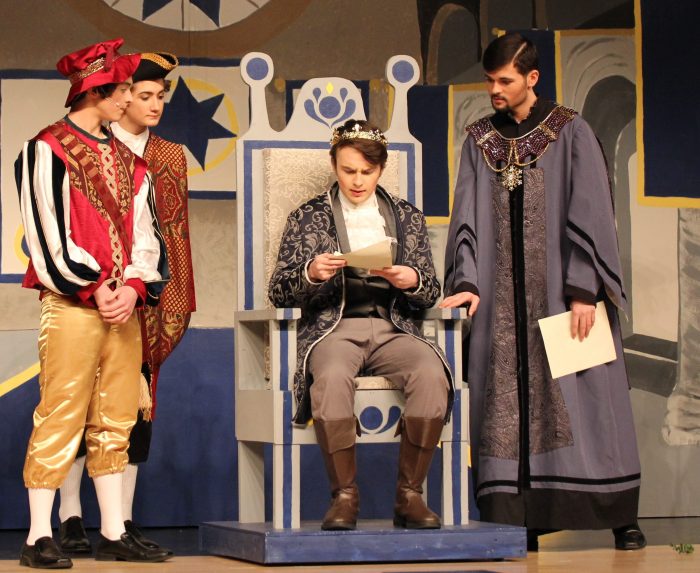 Sebastian in the Throne Room