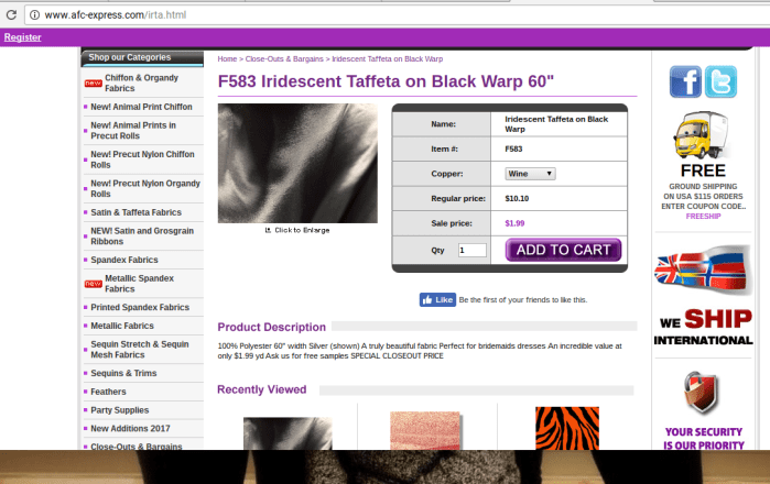 afc-expfress . . "ask for samples"