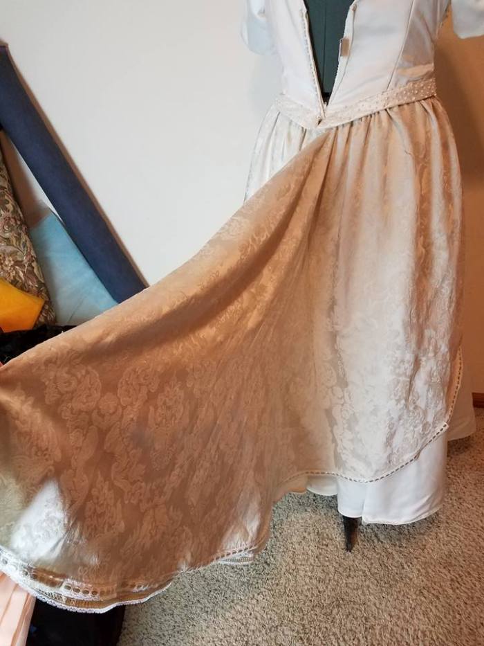 the back is very full