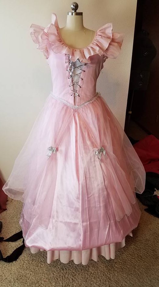 old donated costume over dress