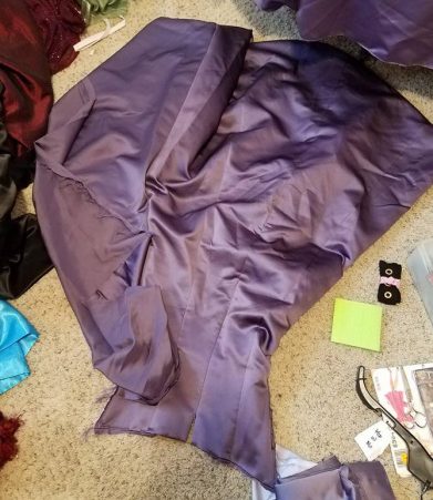 waste dress for sleeves