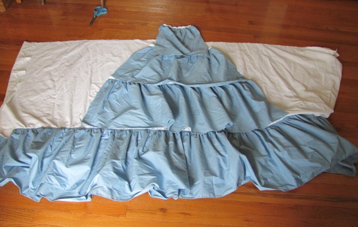 tiers for underskirt