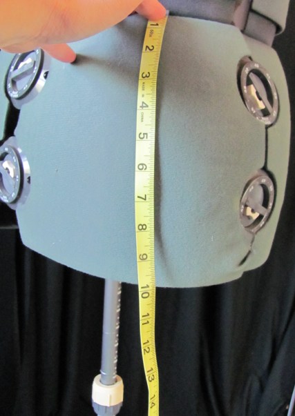 eyeballing how long to make the skirt