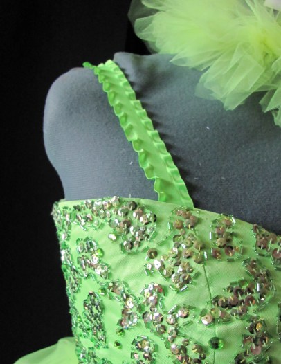 ribbons pinned in for straps