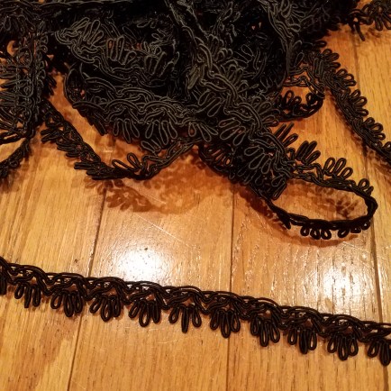 black gimp  trim