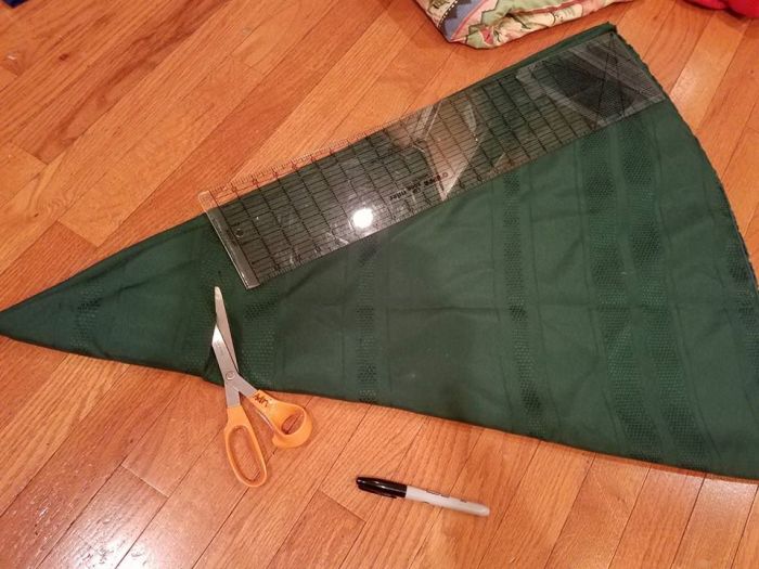 green circle tablecloth