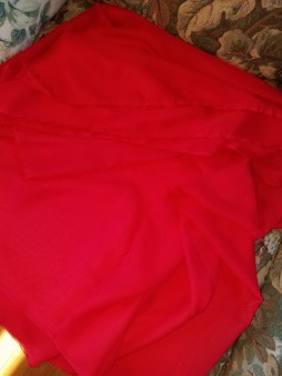 red chiffon, urquid linens