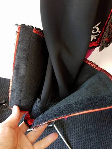 sleeves close with hook &amp; loop tape