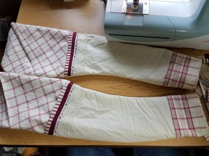 note shaping of two part sleeves