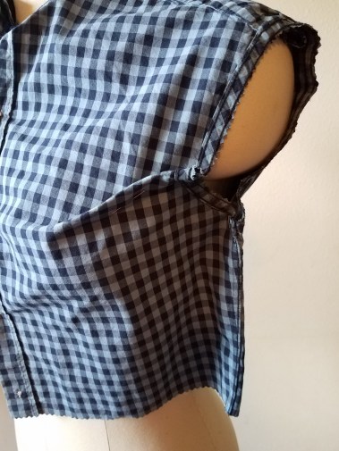 shoulders need to be recut smaller