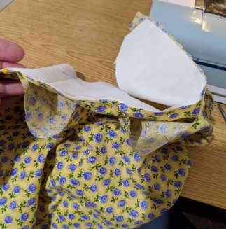 match center mark and 3" and 5" marks, costumecrazed. me hat